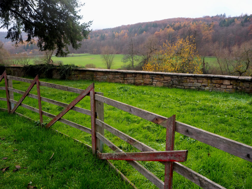 Obere Saline in Bad Kissingen am Wanderweg an der Salinenpromenade