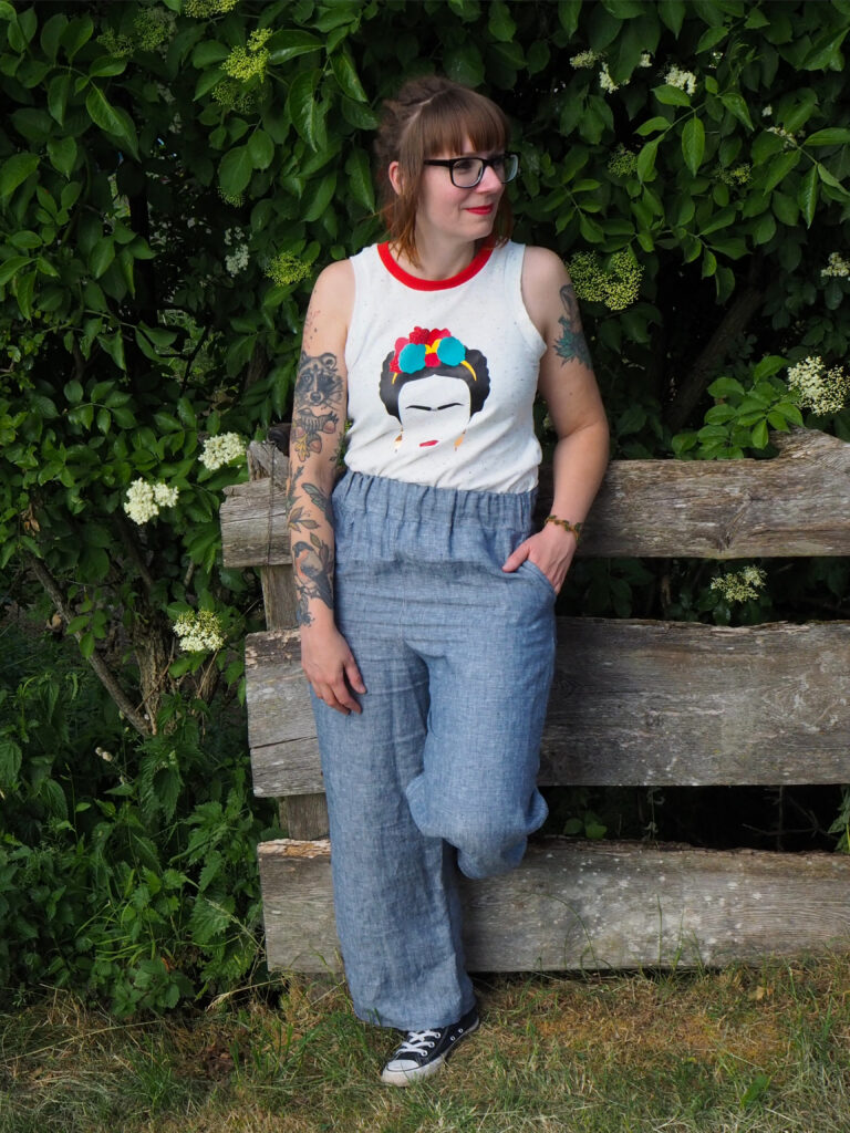 Meine genähte Hose für das Sommerset Dans von Krullenbol