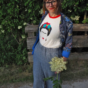 Probenähen für Krullenbol ein Sommer Outfit