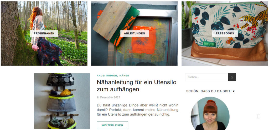 Meine Landinpage im Dezember 2023