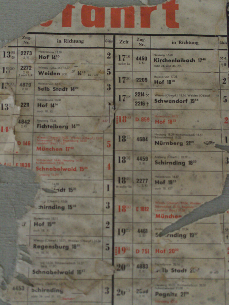 Bahnplan verlassenes Kinderkurheim