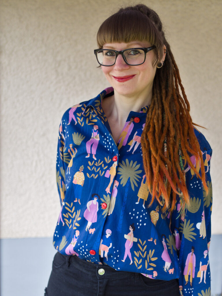 Oversize Bluse nähen