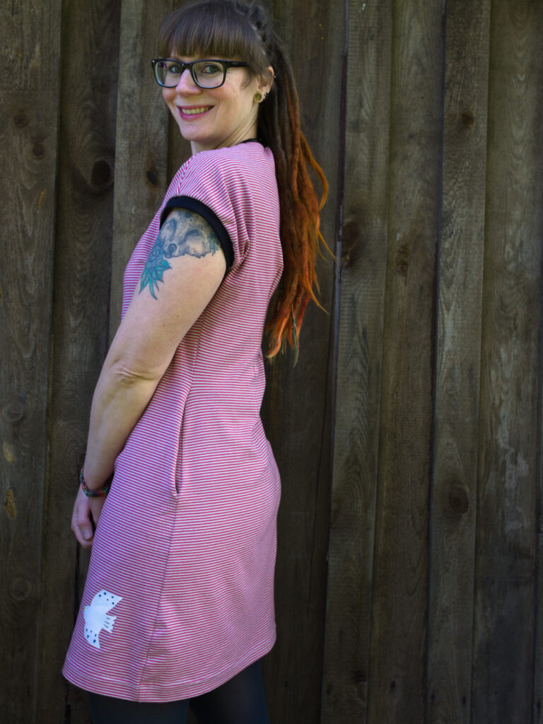Das LaRia Summerdress im Probenähen ein Shirtkleid