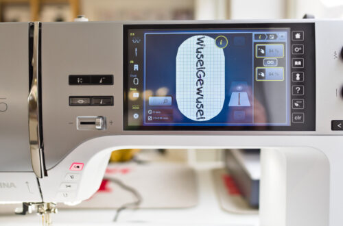 Stickkurs an der Stickmaschine