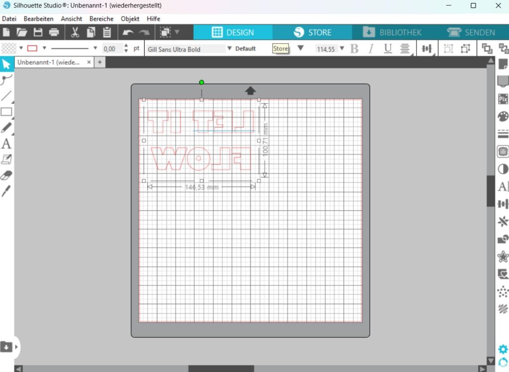 Buchstaben Applikaton Anleitung 5