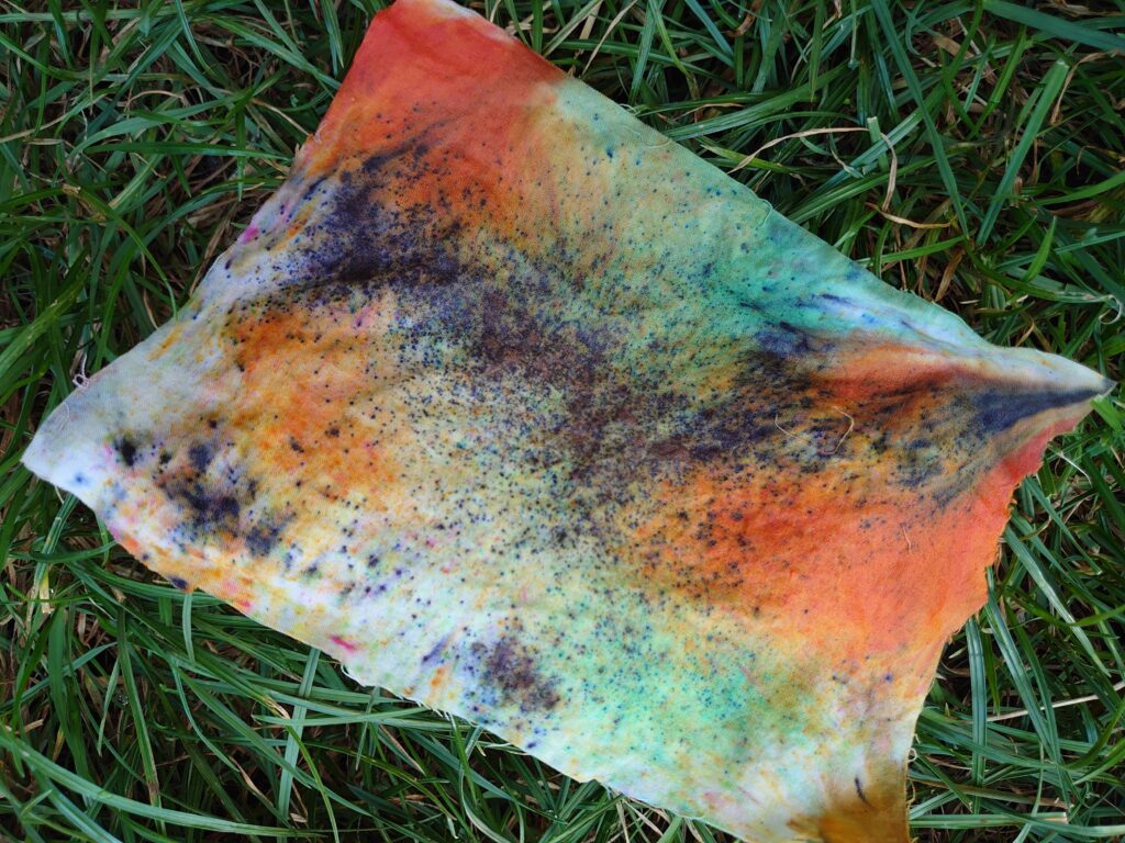 Konfetti Tie Dye Technik
