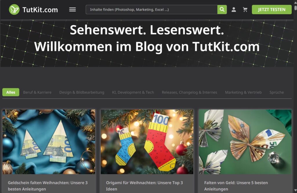 TutKit Blog DIY Bereich