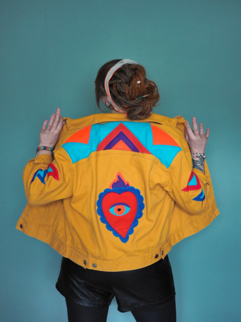 Jeansjacke Upcycling